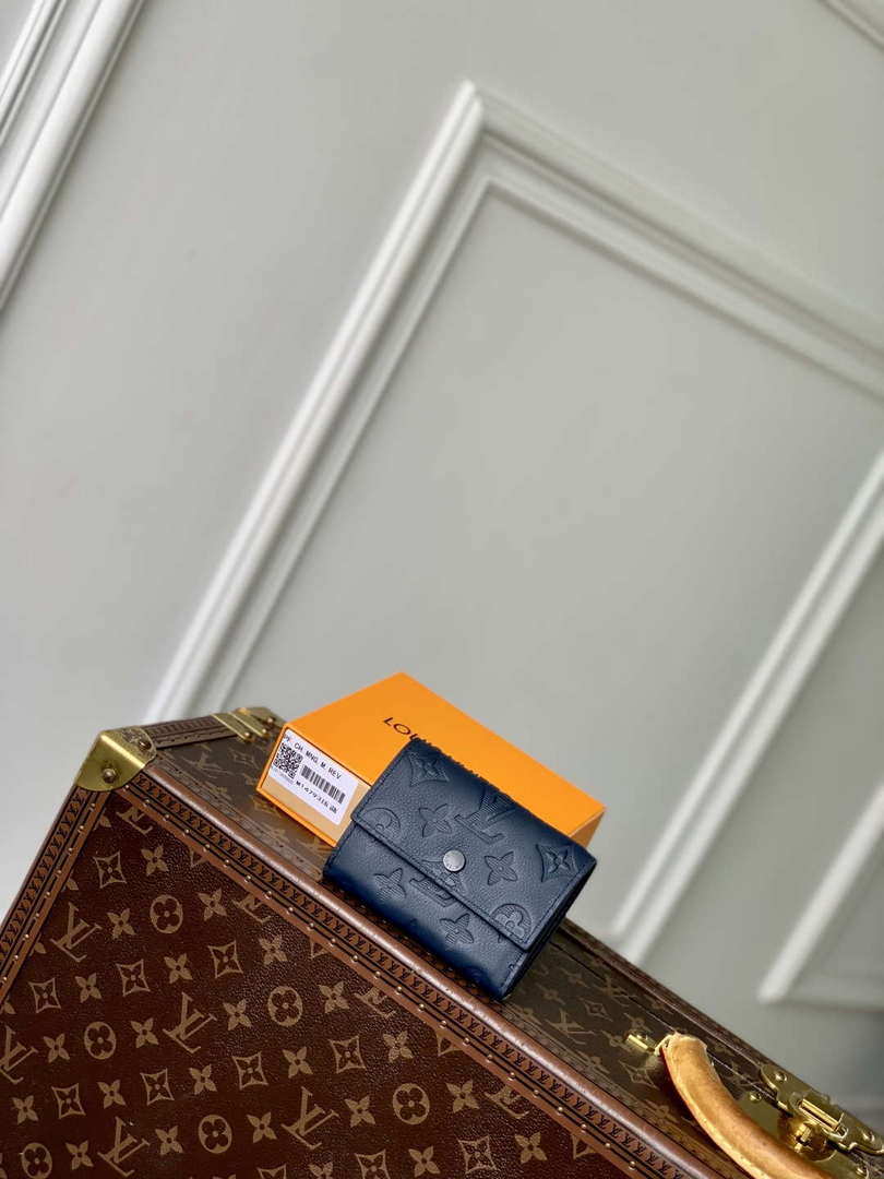 LV M14793 Louis Vuitton Victor Wallet Navy Blue