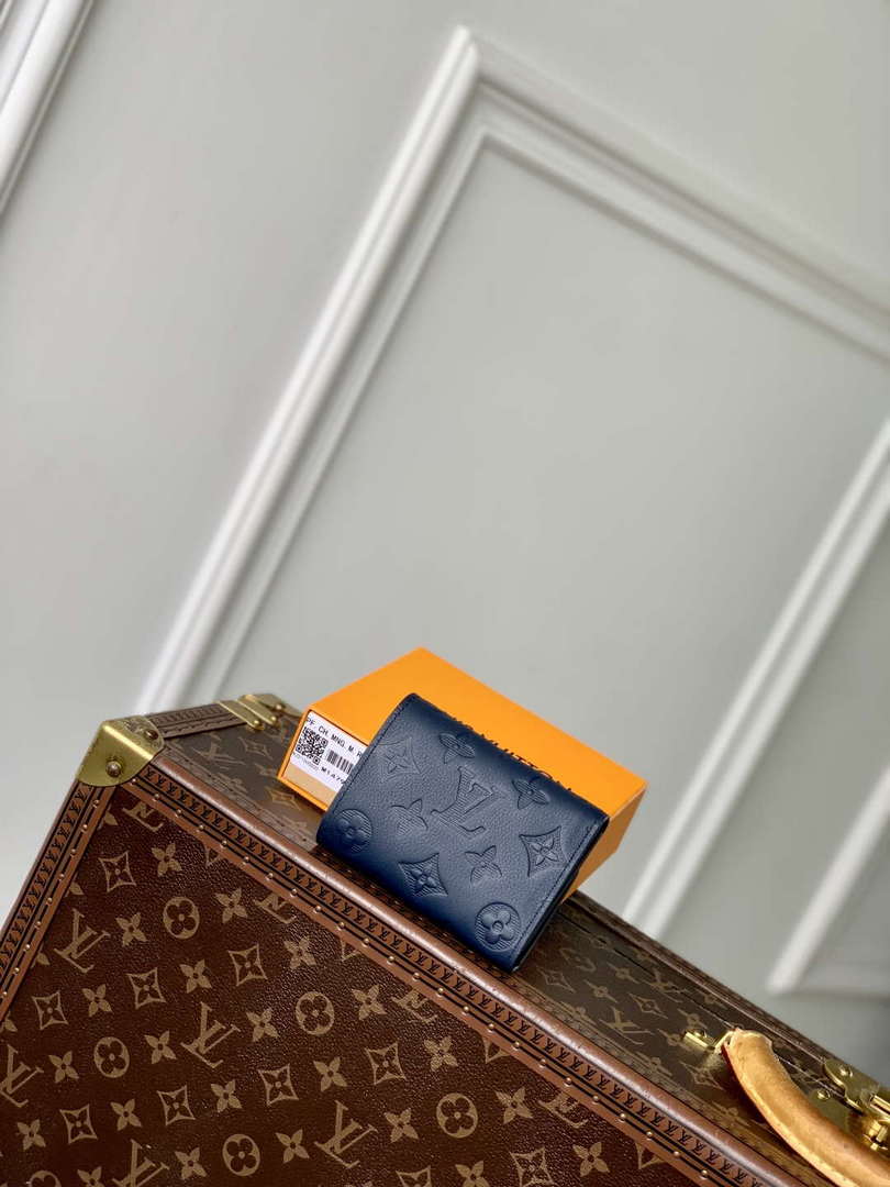 LV M14793 Louis Vuitton Victor Wallet Navy Blue