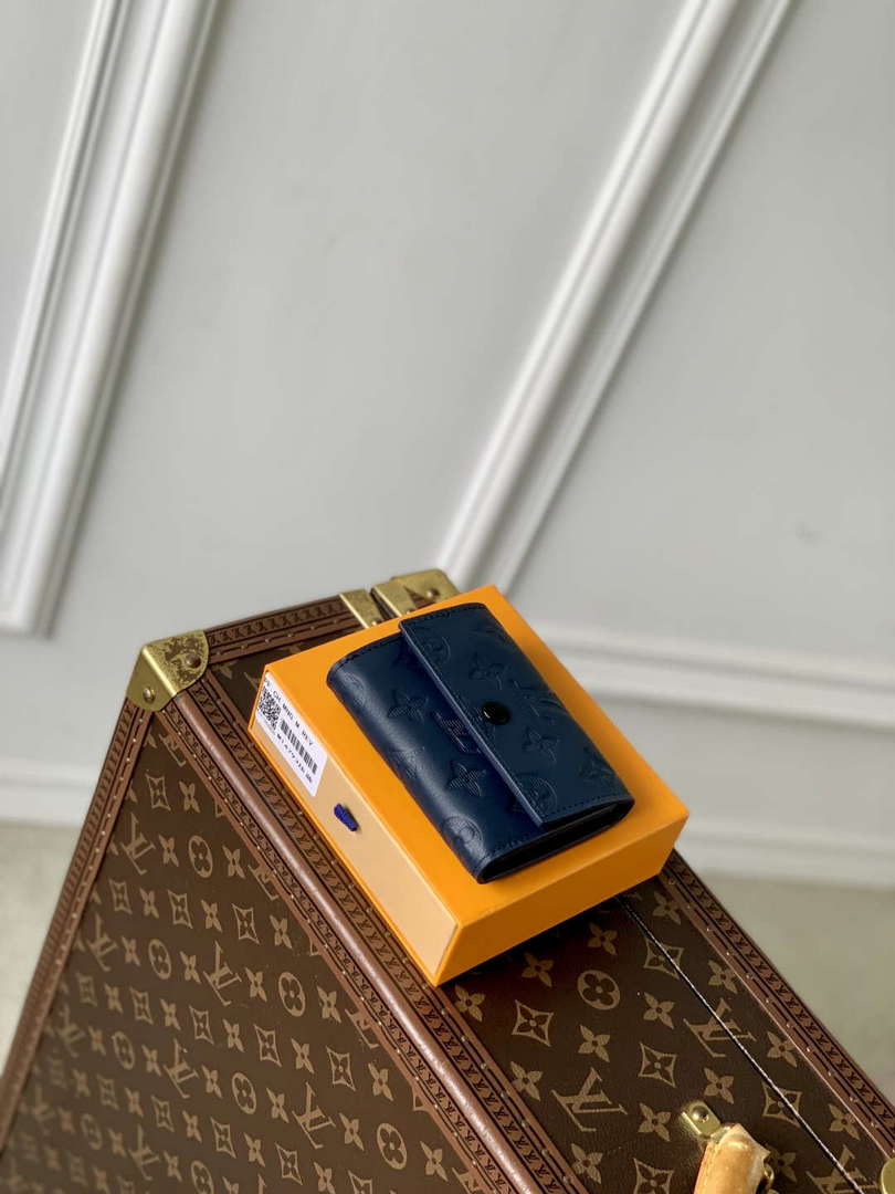 LV M14793 Louis Vuitton Victor Wallet Navy Blue
