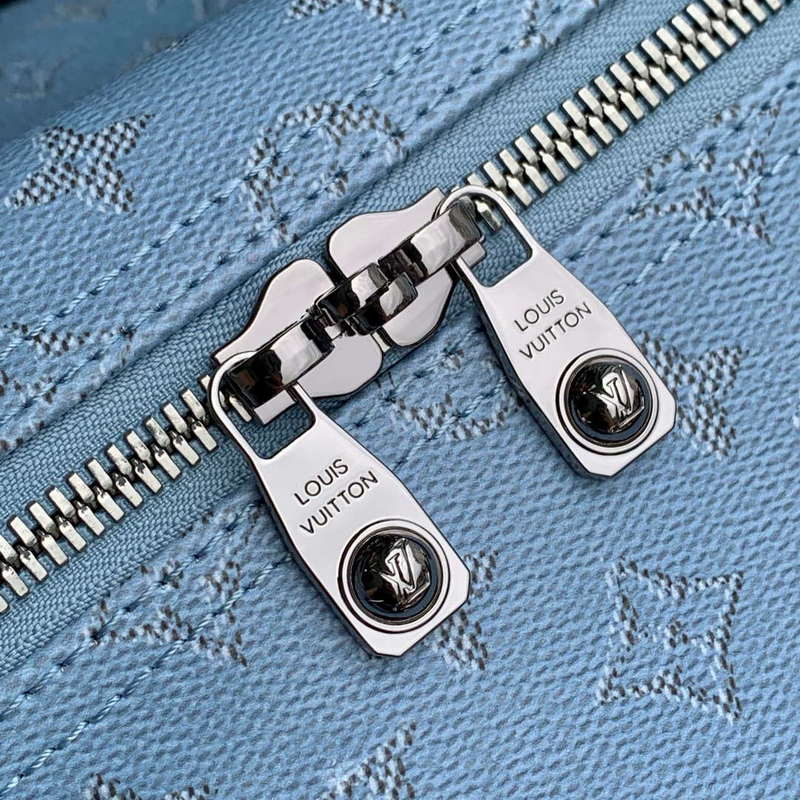 LV M14837 Louis Vuitton Keepall Bandouliere 50 Bag Blue