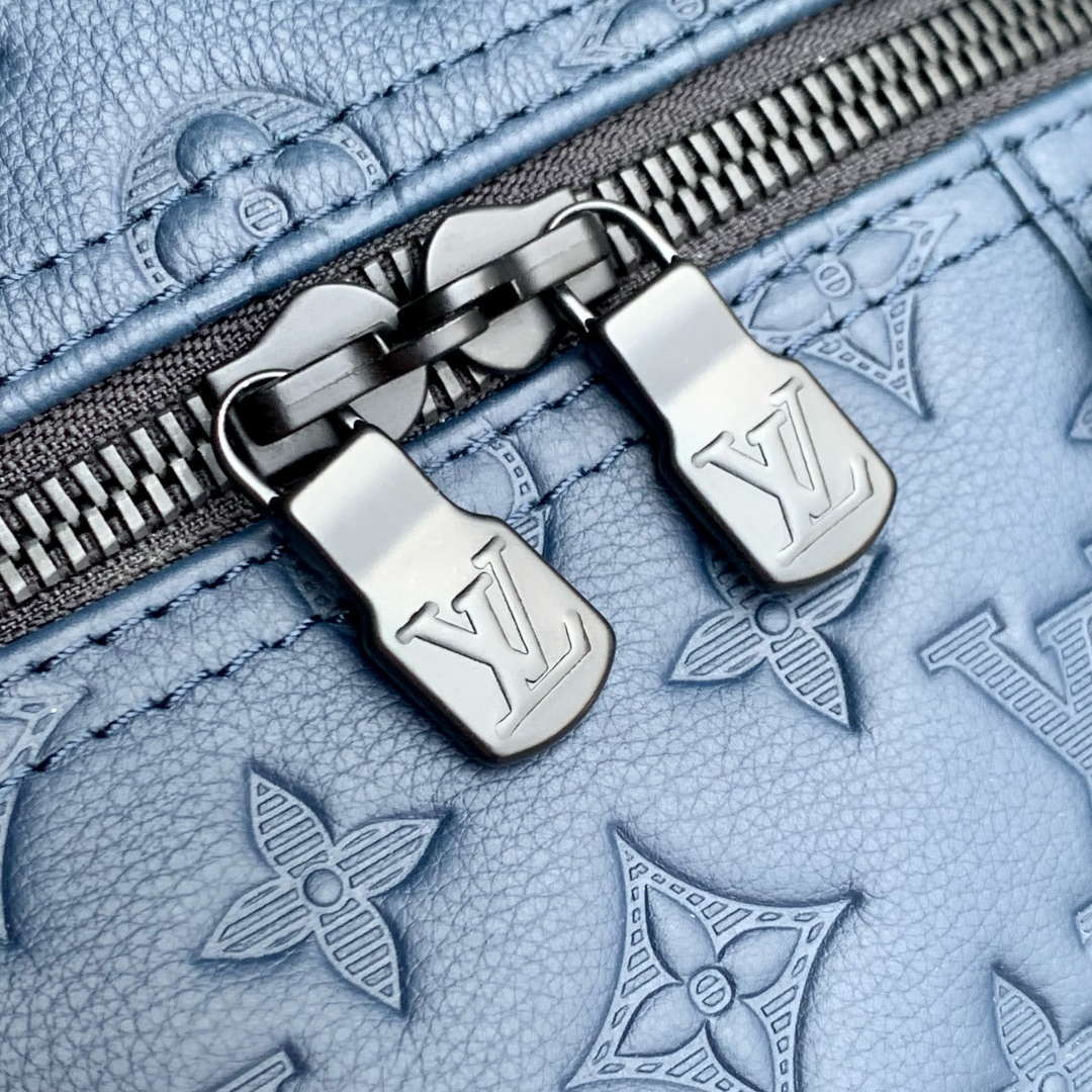 LV M14840 Louis Vuitton Keepall Bandouliere 50 Bag Navy Blue