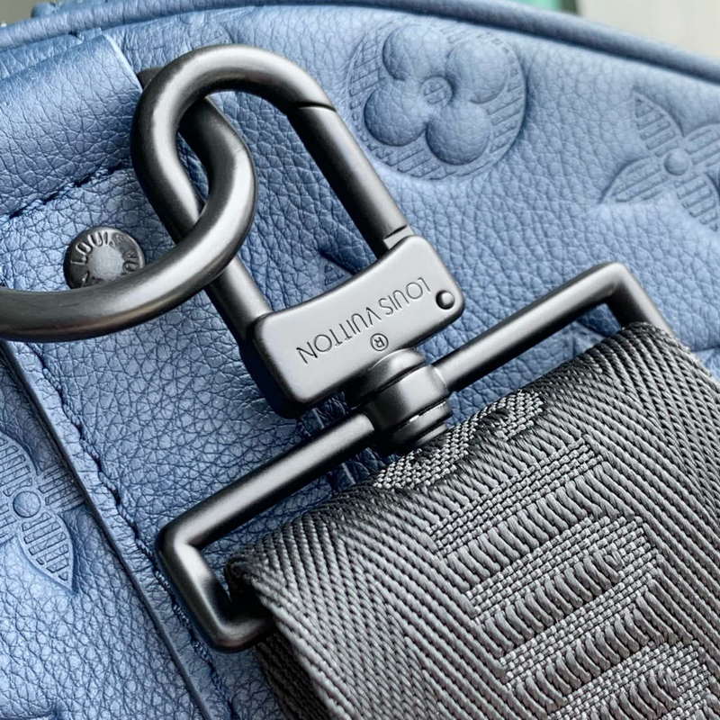 LV M14840 Louis Vuitton Keepall Bandouliere 50 Bag Navy Blue