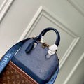 LV M14853 Louis Vuitton Alma BB Bag Denim Blue