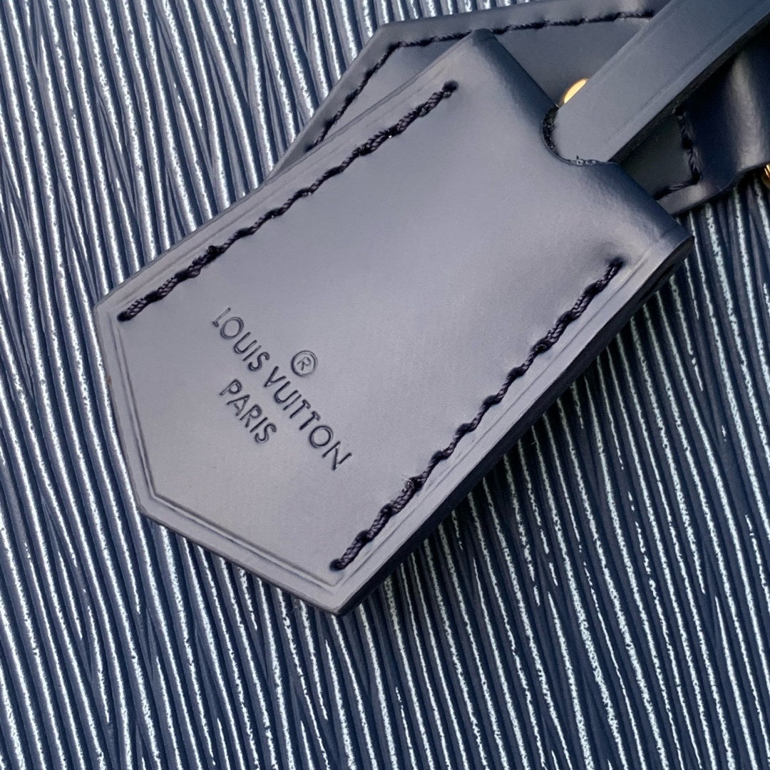LV M14853 Louis Vuitton Alma BB Bag Denim Blue