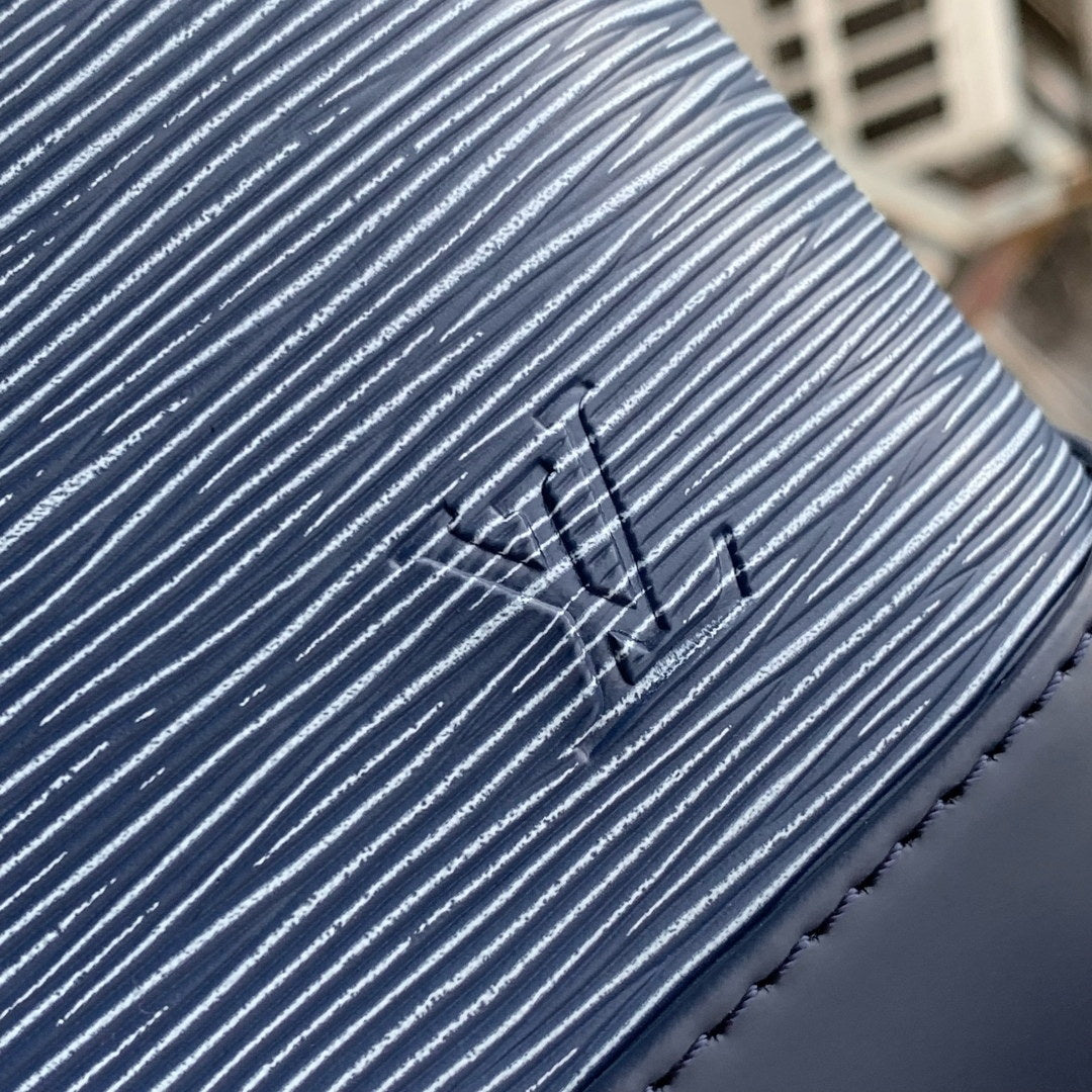 LV M14853 Louis Vuitton Alma BB Bag Denim Blue