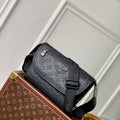 LV M14874 Louis Vuitton Pulse Messenger Bag Black - Default Title - View 1
