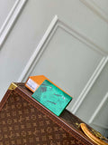 LV M14875 Louis Vuitton Passport Cover Golf Green