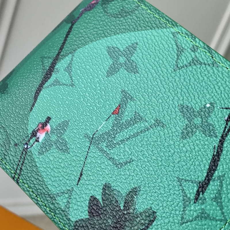 LV M14878 Louis Vuitton Slender Wallet Golf Green