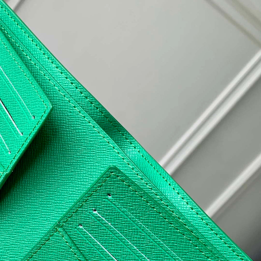 LV M14878 Louis Vuitton Slender Wallet Golf Green