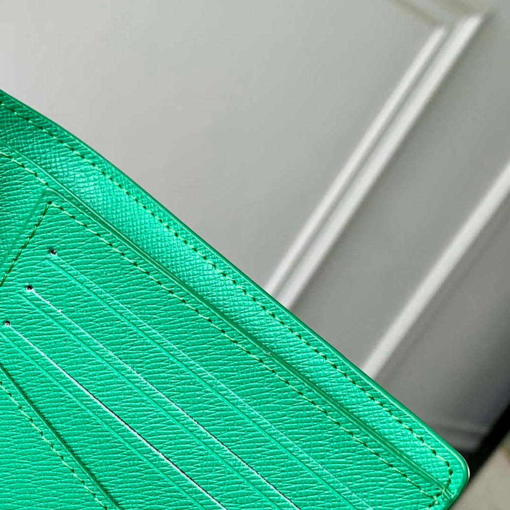 LV M14878 Louis Vuitton Slender Wallet Golf Green