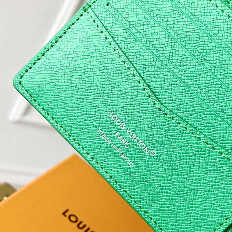 LV M14878 Louis Vuitton Slender Wallet Golf Green