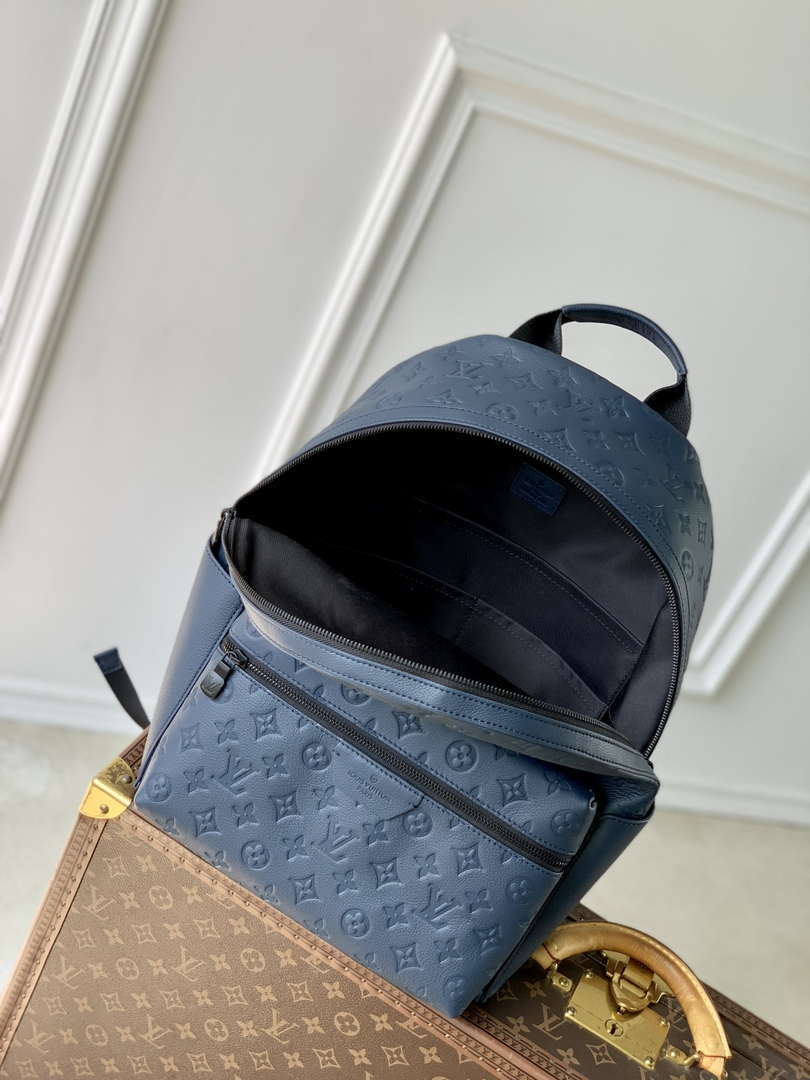 LV M14884 Louis Vuitton Discovery Backpack PM Navy Blue