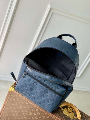 LV M14884 Louis Vuitton Discovery Backpack PM Navy Blue - Default Title - View 9