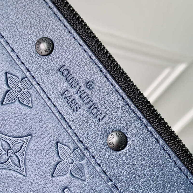 LV M14914 Louis Vuitton Pochette To-Go Bag Navy Blue - Default Title - View 7
