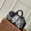 LV M14919 Louis Vuitton Keepall Bandouliere 25 Bag Black