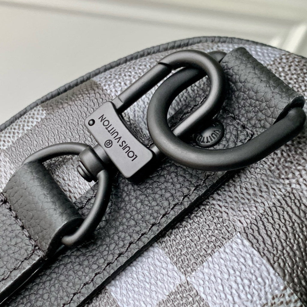 LV M14919 Louis Vuitton Keepall Bandouliere 25 Bag Black