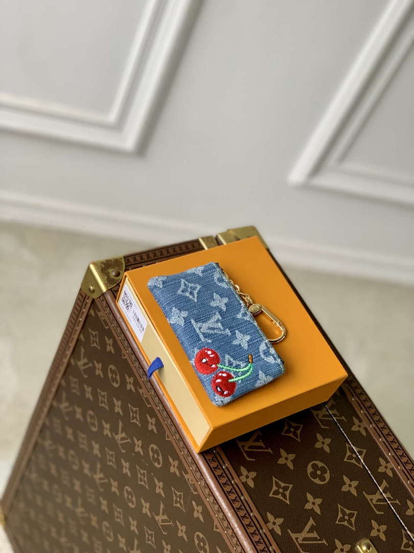 LV M14938 Louis Vuitton LV x TM Key Pouch Blue
