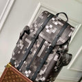 LV M14952 Louis Vuitton Christopher MM Backpack Black