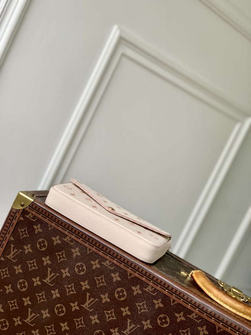 LV M14968 Louis Vuitton F¨¦licie Pochette Bag Bicolor Eden