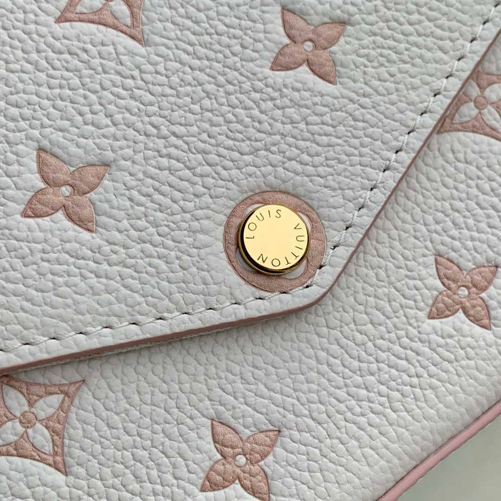 LV M14968 Louis Vuitton F¨¦licie Pochette Bag Bicolor Eden
