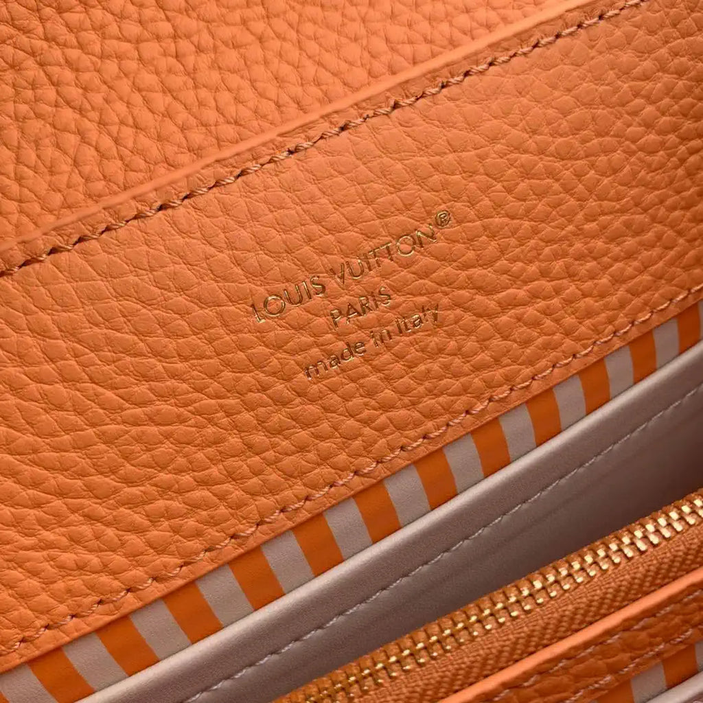 Louis Vuitton LV M14396 Capucines BB Bag khaki Orange