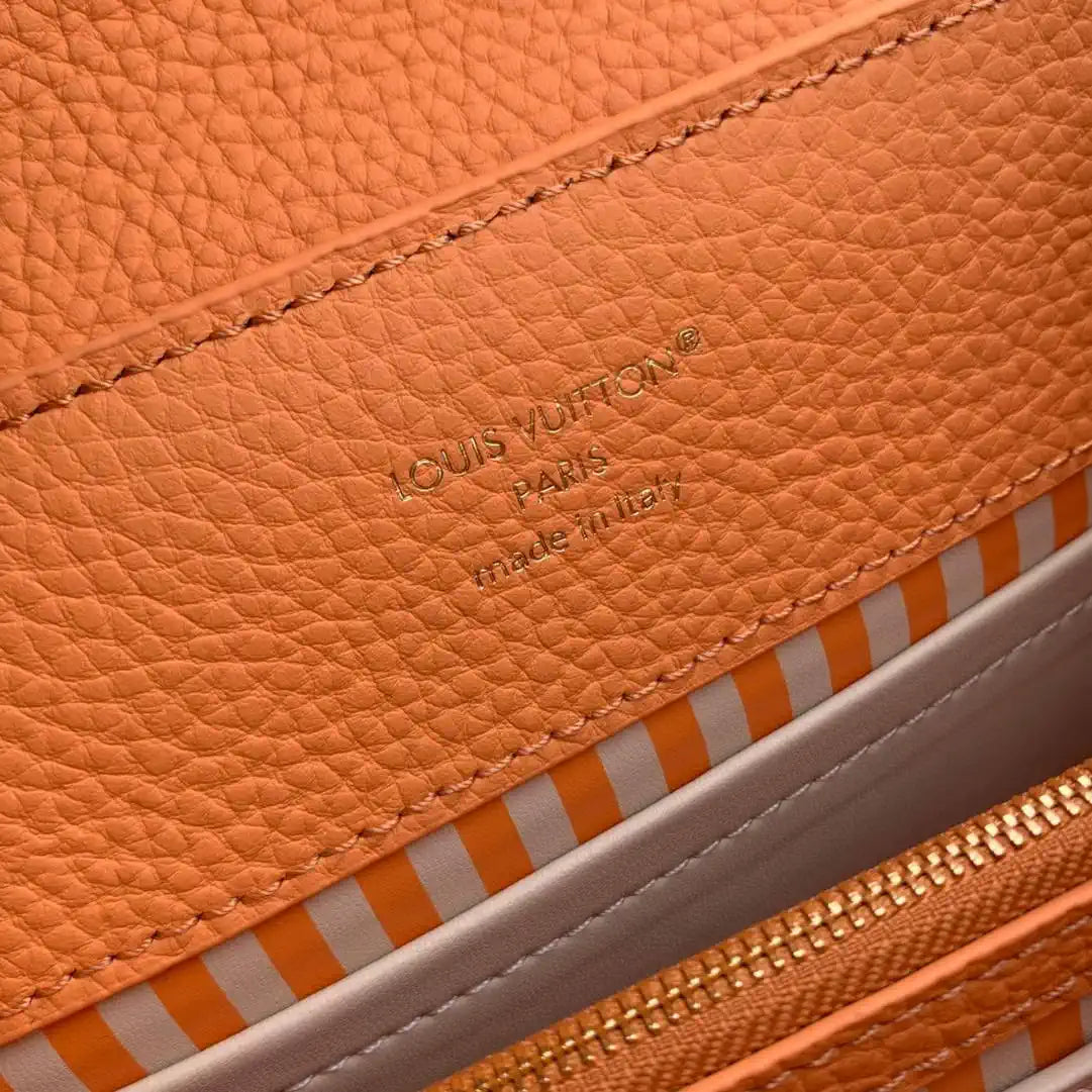 Louis Vuitton LV M14396 Capucines BB Bag khaki Orange
