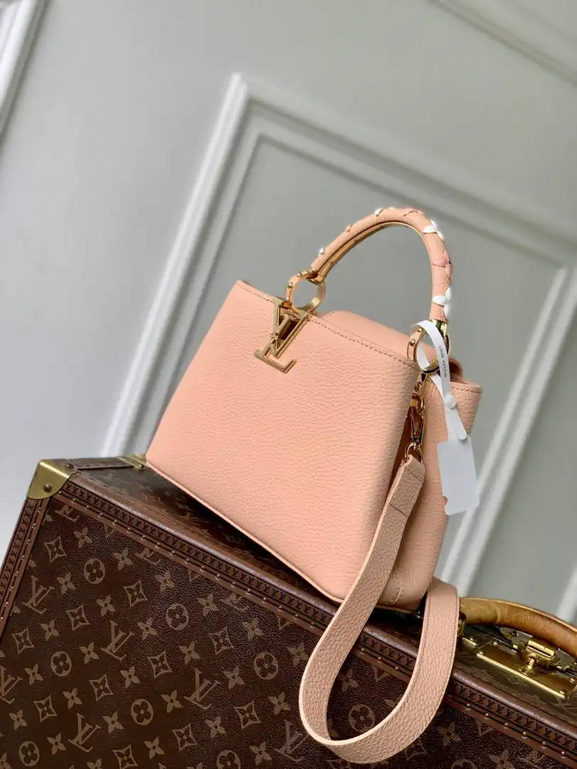 Louis Vuitton LV M14396 Capucines BB Bag Nude Pink