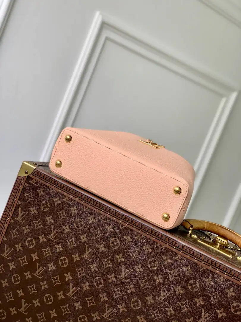 Louis Vuitton LV M14396 Capucines BB Bag Nude Pink