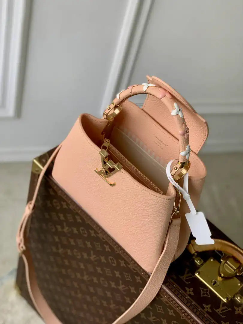 Louis Vuitton LV M14396 Capucines BB Bag Nude Pink