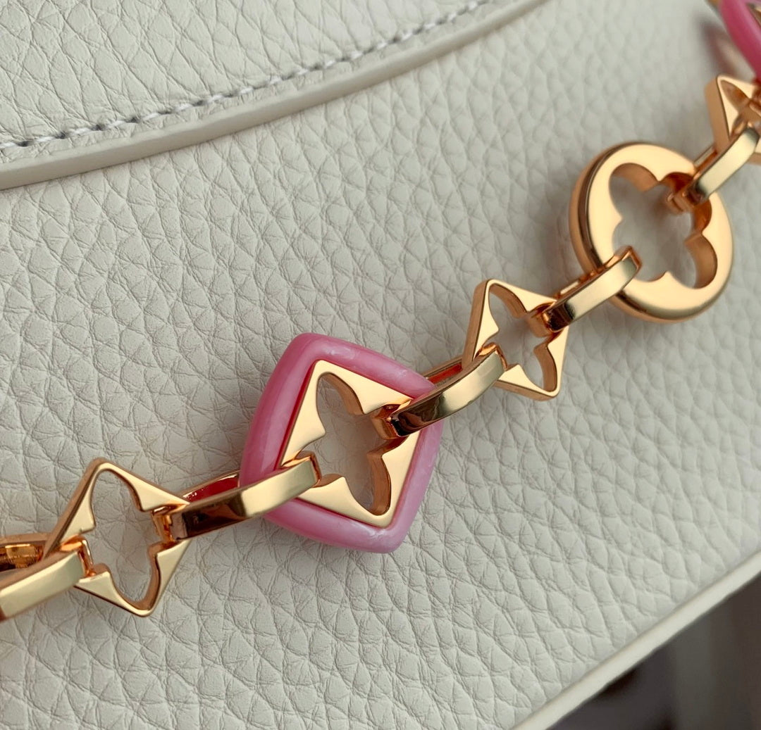 LV M14970 Louis Vuitton Capucines BB Bag White