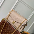 LV M14973 Louis Vuitton Anytime Flap Bag Tourterelle Gray - Default Title - View 1