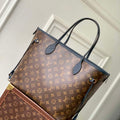 LV M14994 Louis Vuitton Neverfull Inside Out MM Bag Monogram Navy - Default Title - View 1