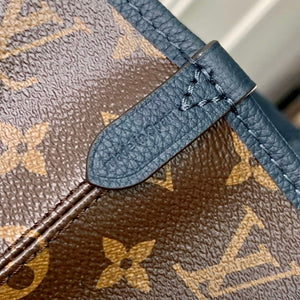 LV M14994 Louis Vuitton Neverfull Inside Out MM Bag Monogram Navy - Default Title - View 7