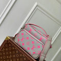 LV M15024 Louis Vuitton Nil Messenger Bag Grey/Pink