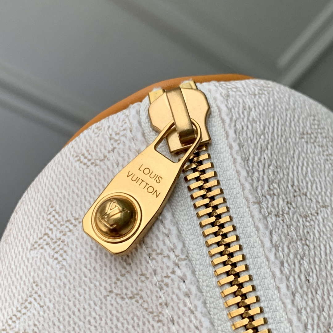 LV M15076 Louis Vuitton Keepall Bandouliere 25 Bag Off-White - Default Title - View 5