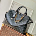 LV M15102 Louis Vuitton Speedy Soft 30 Bag Black
