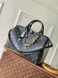 LV M15102 Louis Vuitton Speedy Soft 30 Bag Black