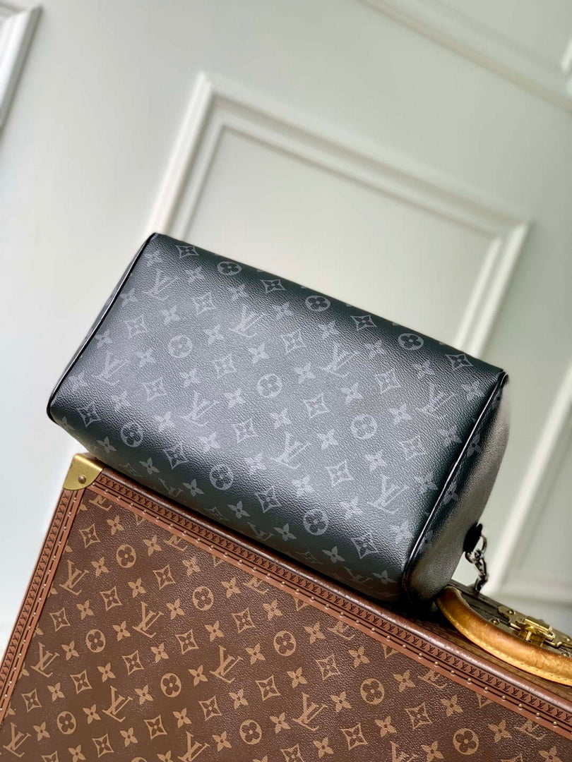 LV M15102 Louis Vuitton Speedy Soft 30 Bag Black