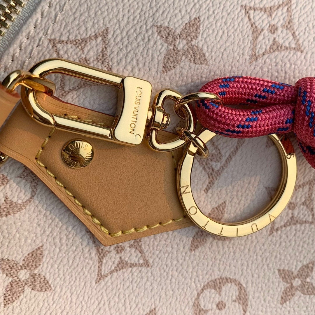LV M15108 Louis Vuitton Speedy Soft 30 Lucky Bag Monogram Dune/Pink