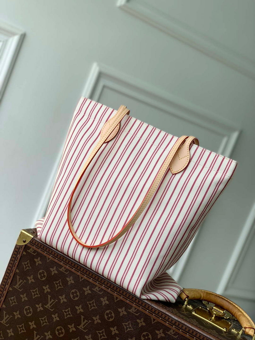 LV M15121 Louis Vuitton Carry It Bag Beige/Plum