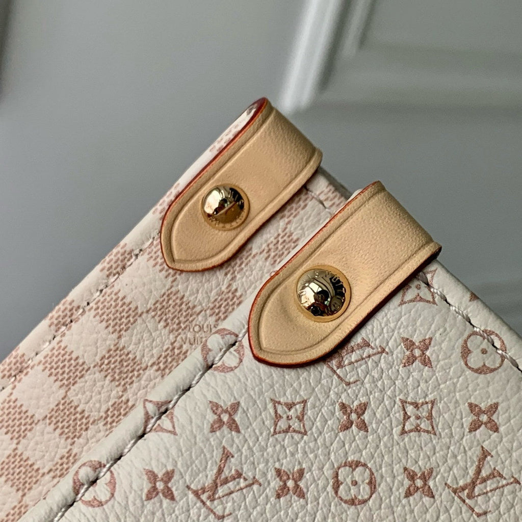LV M15138 Louis Vuitton OnTheGo PM Bag Azure Blue/Sand