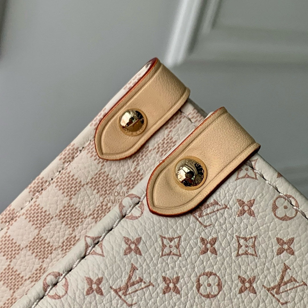 LV M15138 Louis Vuitton OnTheGo PM Bag Azure Blue/Sand
