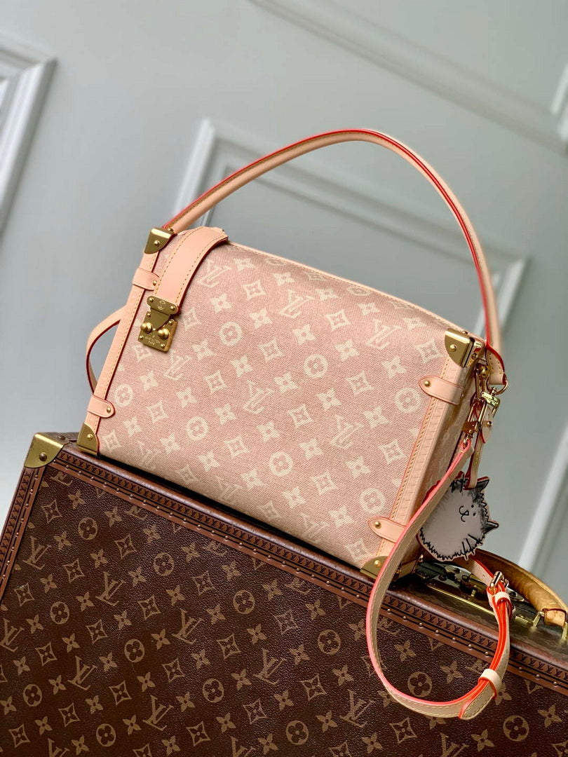 LV M15154 Louis Vuitton Side Trunk GM Bag Meowgram coated canvas