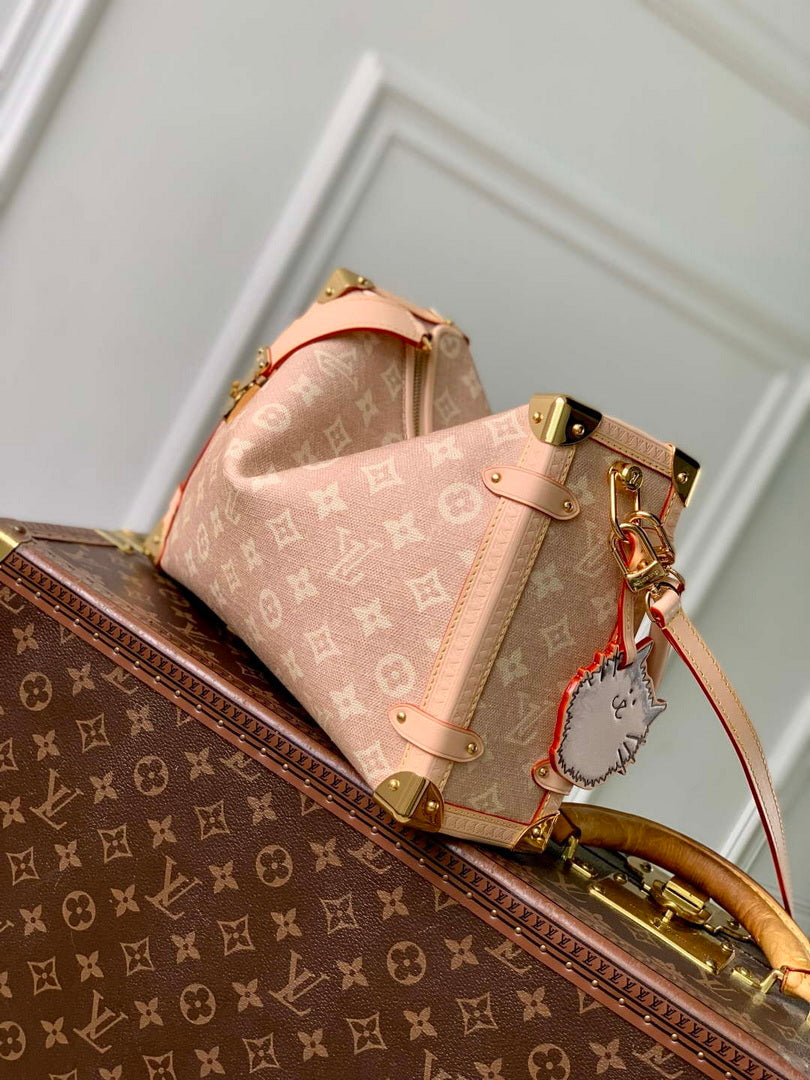 LV M15154 Louis Vuitton Side Trunk GM Bag Meowgram coated canvas
