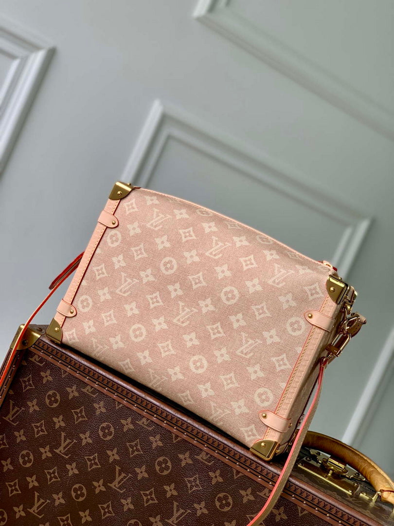 LV M15154 Louis Vuitton Side Trunk GM Bag Meowgram coated canvas