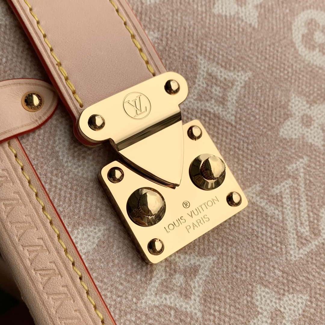 LV M15154 Louis Vuitton Side Trunk GM Bag Meowgram coated canvas