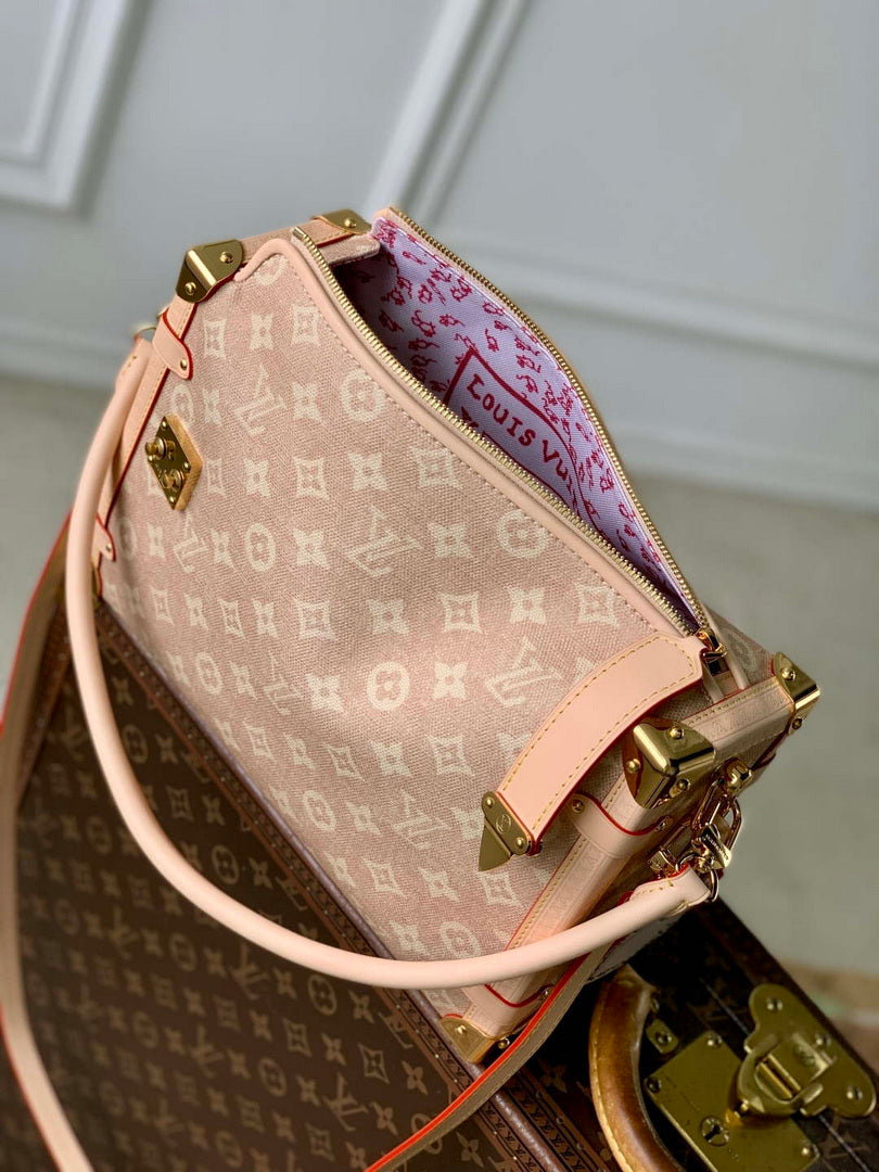 LV M15154 Louis Vuitton Side Trunk GM Bag Meowgram coated canvas