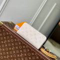 LV M15157 Louis Vuitton Zippy Wallet White Monogram Eclipse