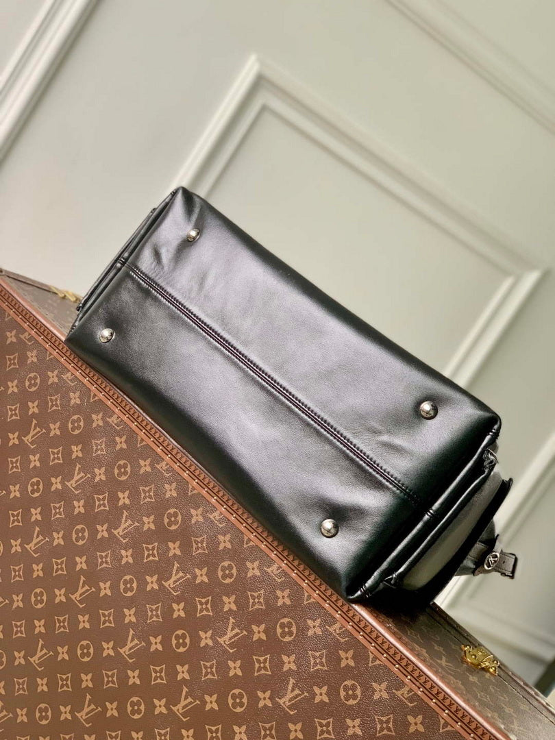 LV M15175 Louis Vuitton Carry All Travel Bag Black