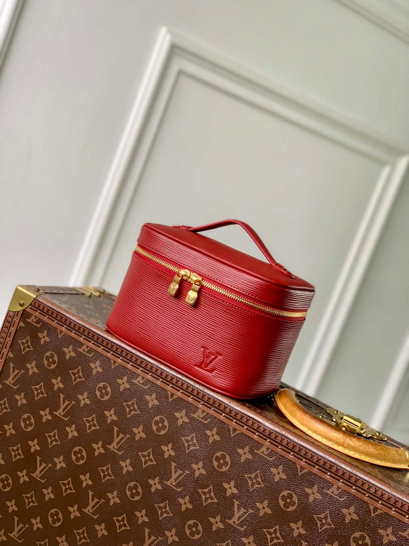 LV M15191 Louis Vuitton Nice Mini Bag Monogram Red